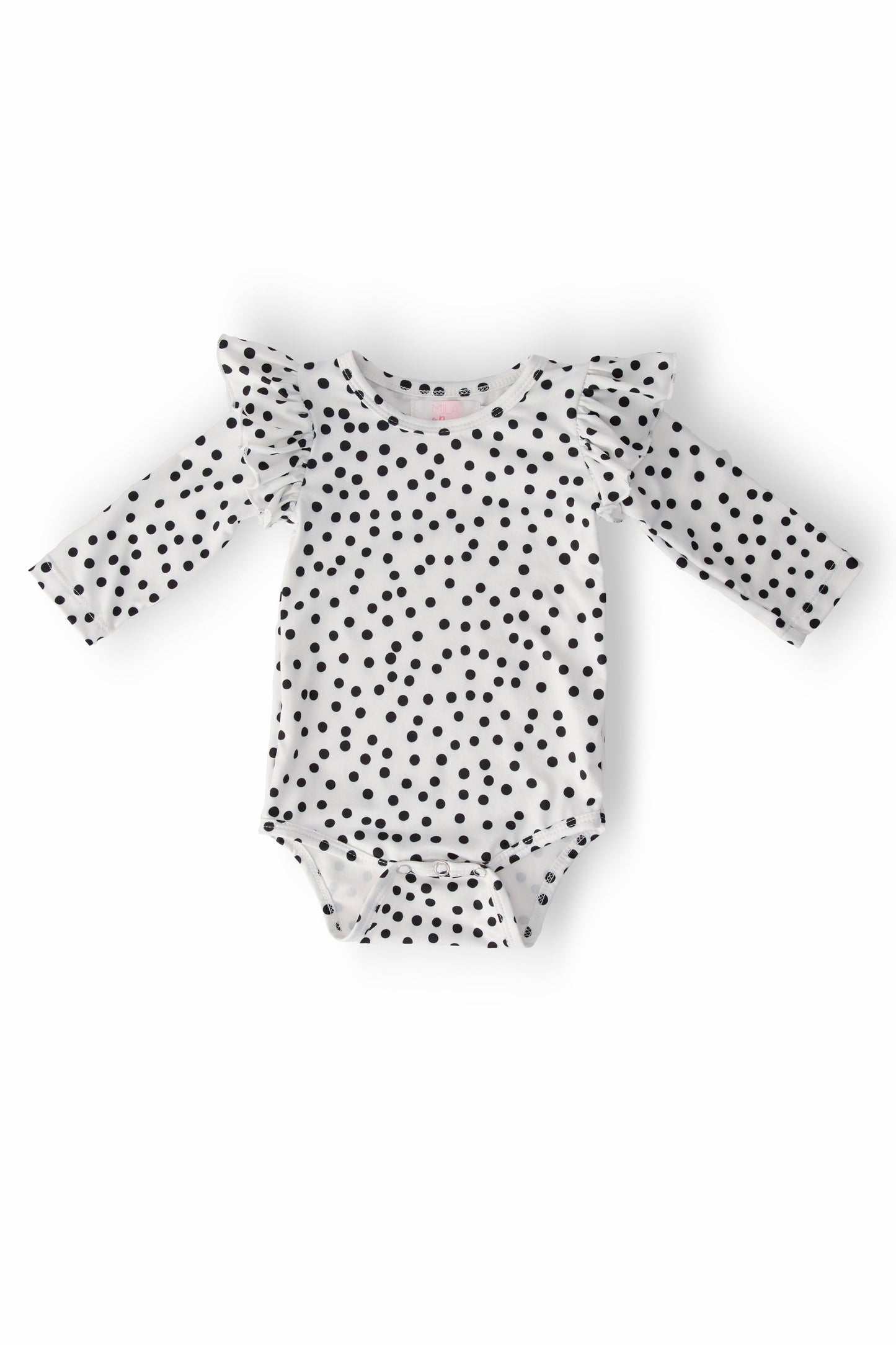 Scattered Dot Flutter Bodysuit