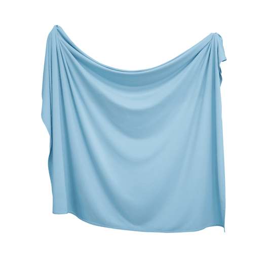Bamboo Swaddle Blankets in Blue Bell
