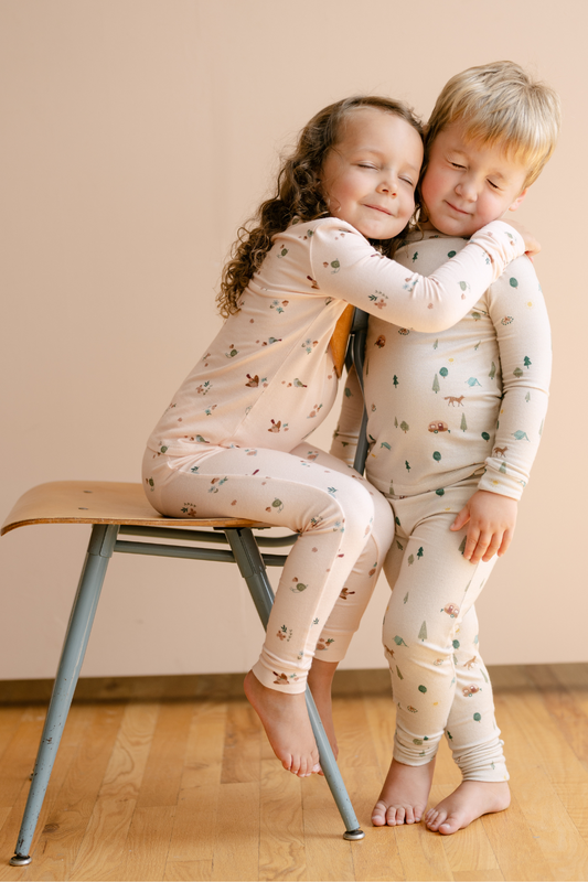 Toddler Modal Pajama Set in Camping
