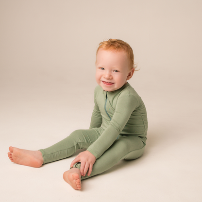 Baby Bamboo Onesie - Sage Green