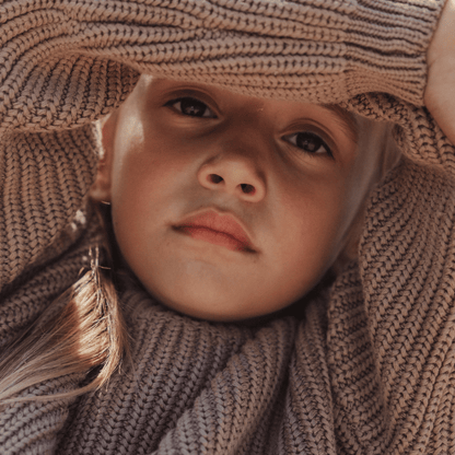 The Chunky Knit Sweater - Mauve