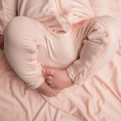Baby Bamboo Onesie - Cloud Pink