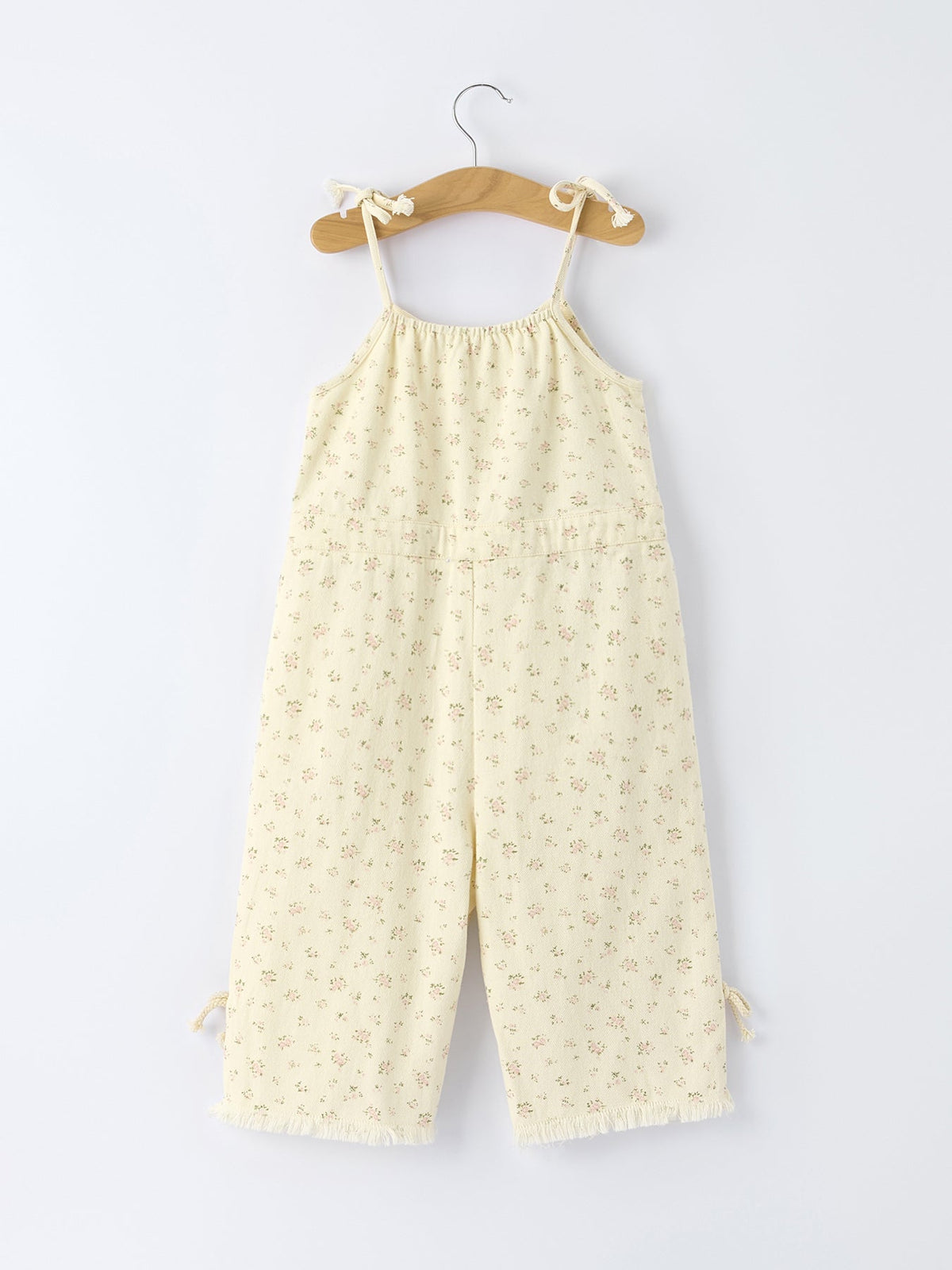 Floral Sleeveless Jumpsuit with Pockets