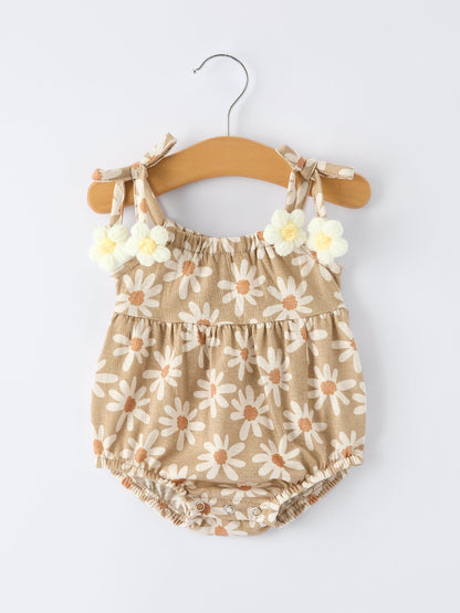 Floral Daisy Romper