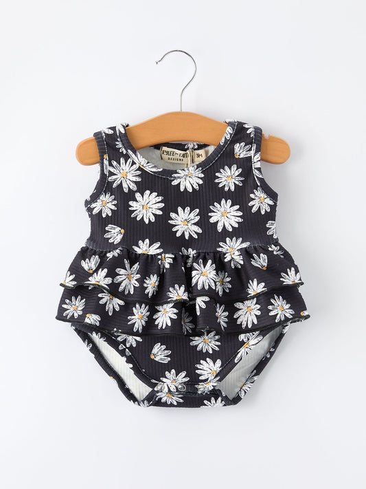 Spring Daisy Romper