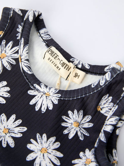 Spring Daisy Romper