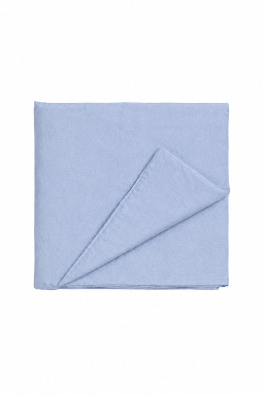 Light Denim Crib Quilted Blanket