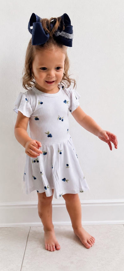 So Berry Sweet: Bodysuit Twirl Dress