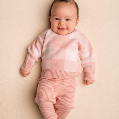 Virgin Merino Wool Leggings - Dusty Rose