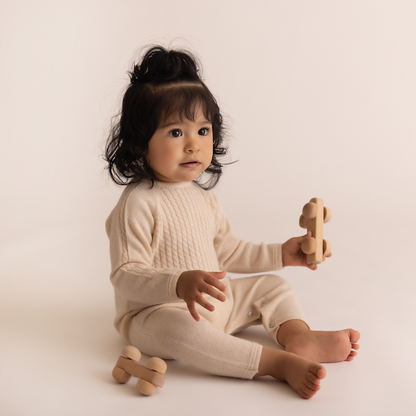 Luxury Cashmere Onesie - Naturale