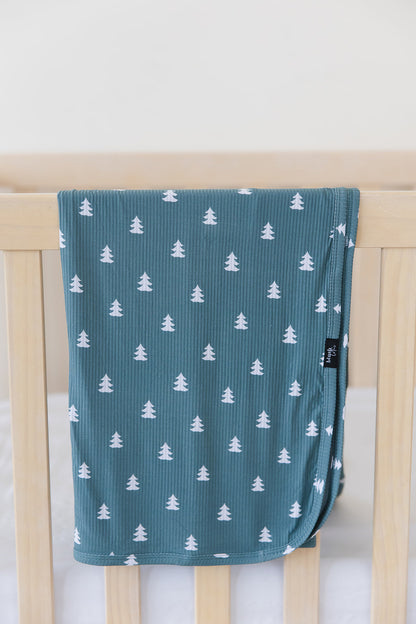 Northern Pine (ribbed) - Lightweight Blanket