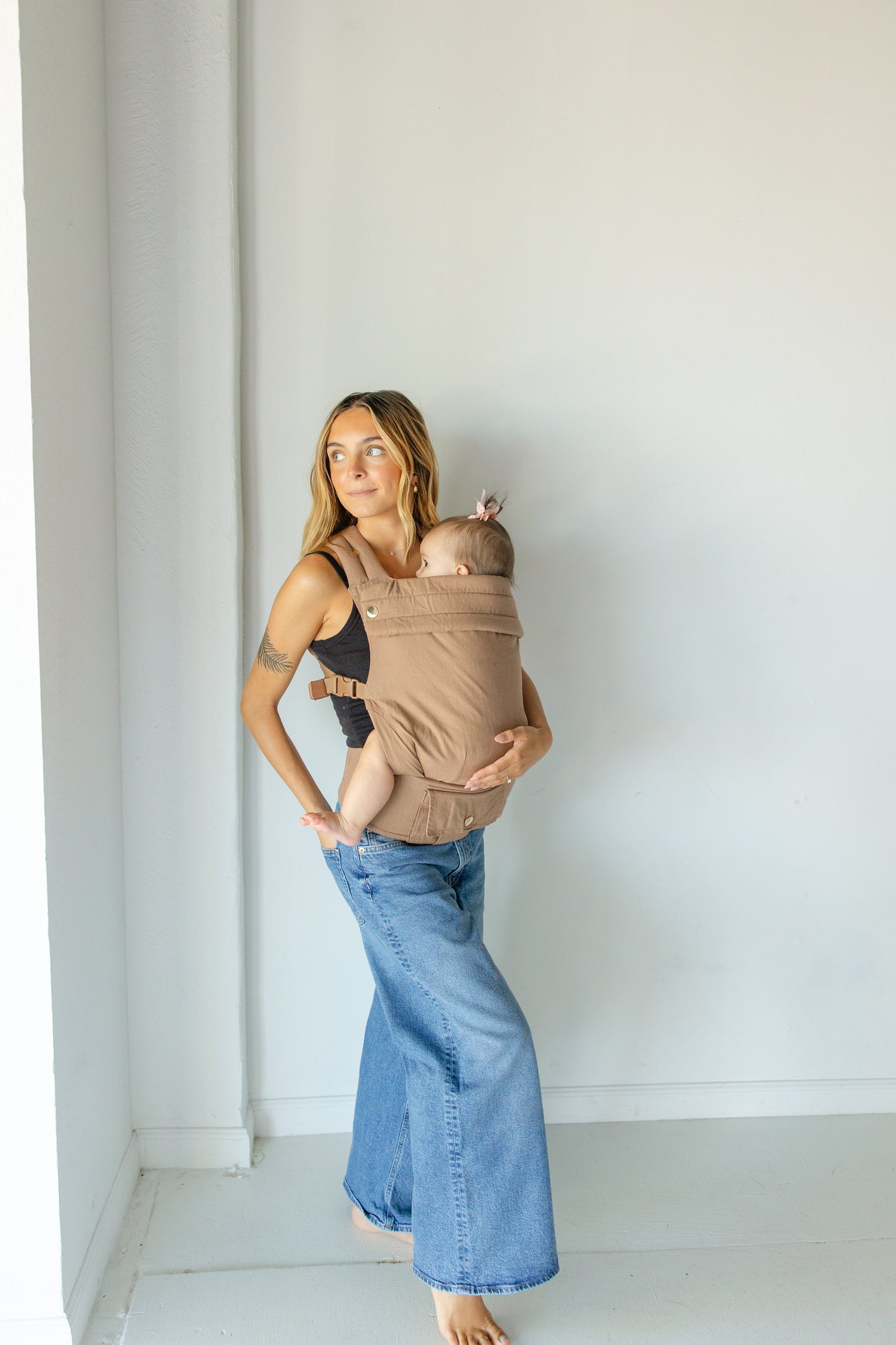 Coco Desert - Cotton Linen Baby Carrier ✨RESTOCKING SOON✨