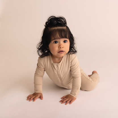 Baby Bamboo Onesie - Desert Sand