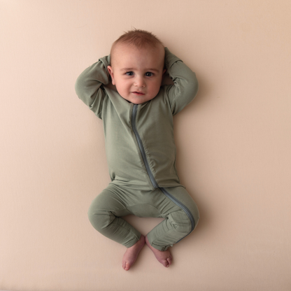 Baby Bamboo Onesie - Sage Green