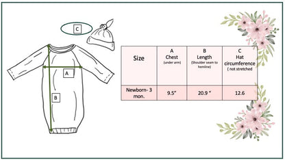 Sea Turtle Baby Gown