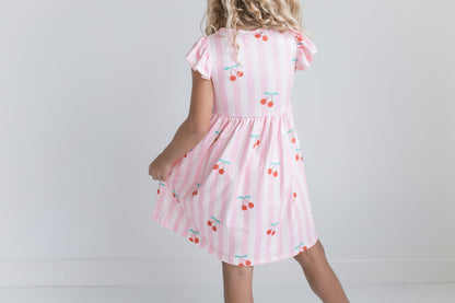 Claire Cherry Dress