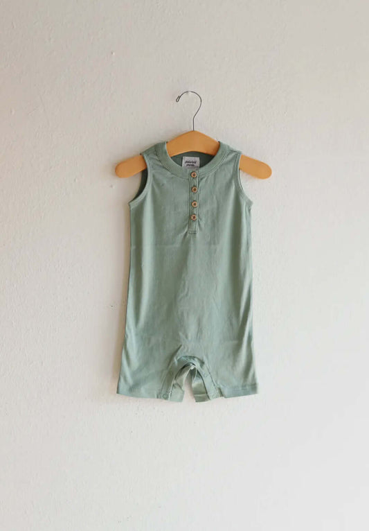 Henley Sage Romper