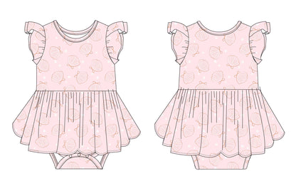 Coastal: Bodysuit Twirl Dress