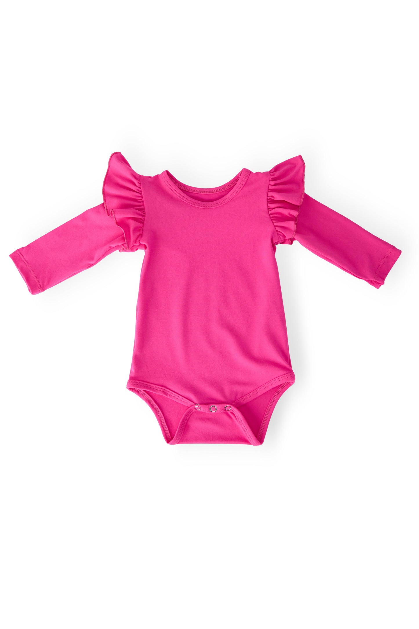 Hot Pink Flutter Bodysuit