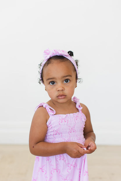 Emeryn - Smocked Diaper Dress Set
