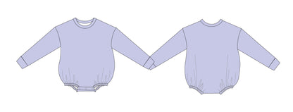 Wisteria Dream - Cloud Terry Bubble Sweatshirt