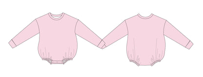 Ballet Pink - Cloud Terry Bubble Sweatshirt