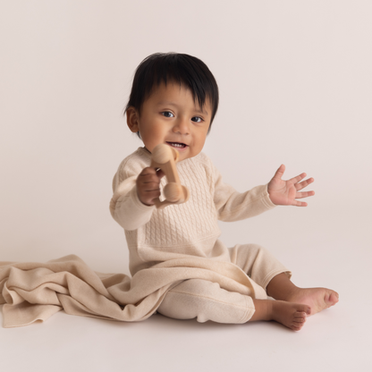 Luxury Cashmere Onesie - Naturale