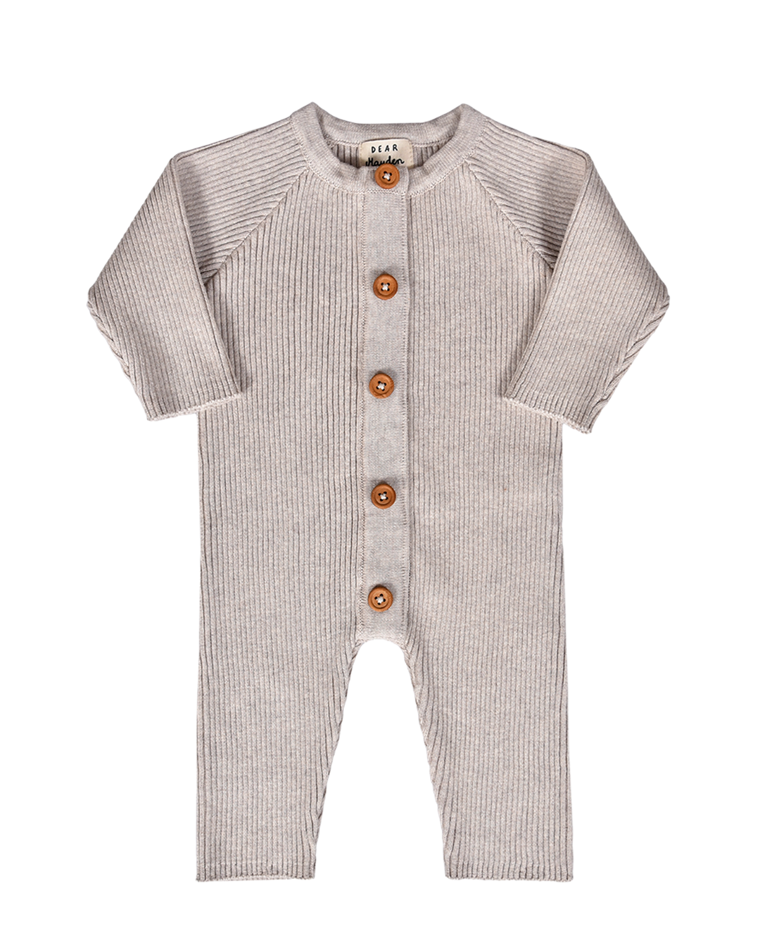 Oatmeal Magnetic Romper