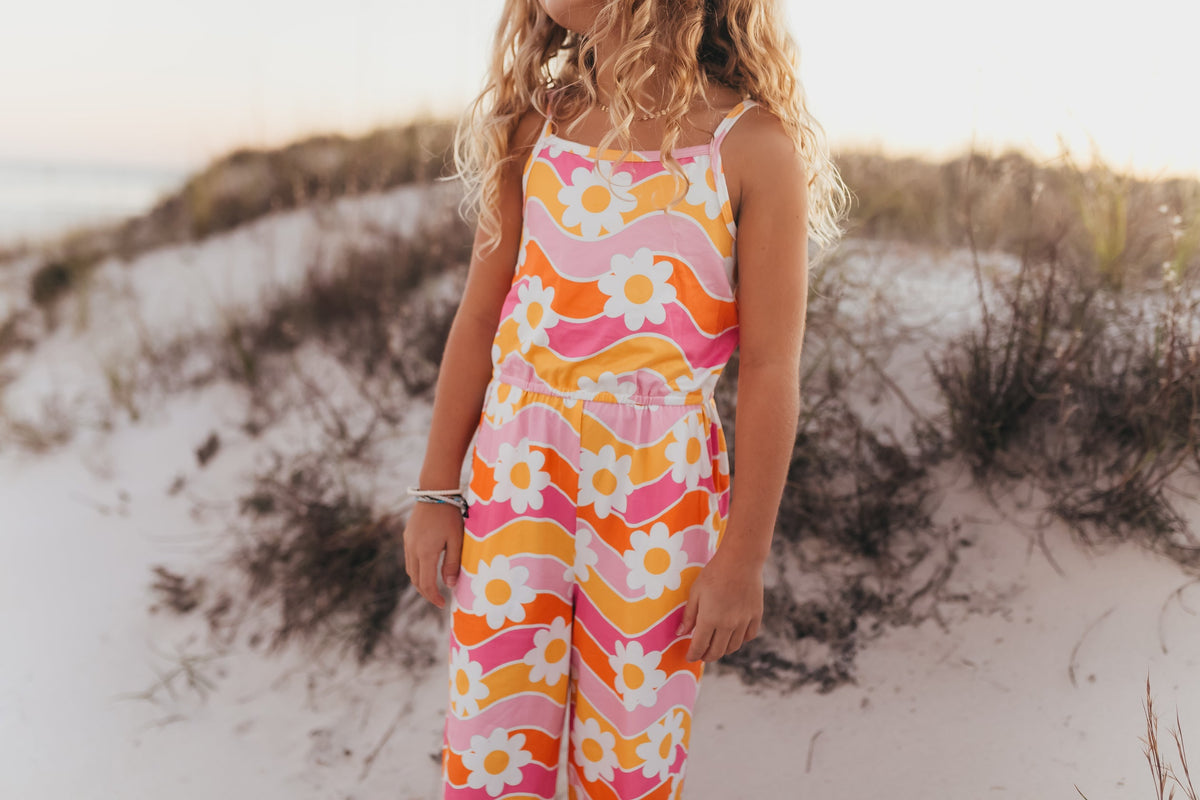 Millie Retro Floral Jumpsuit