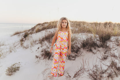 Millie Retro Floral Jumpsuit
