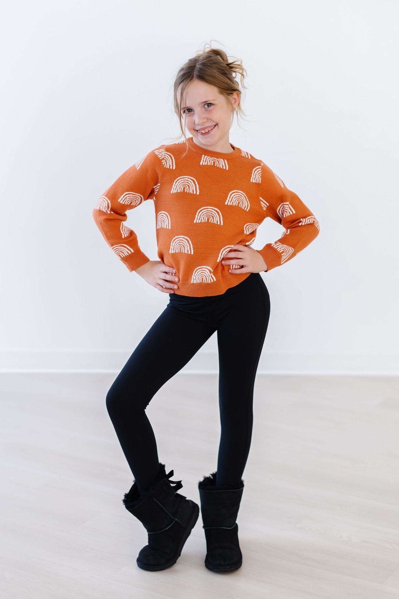 SALE Rainbows in Fall Sweater
