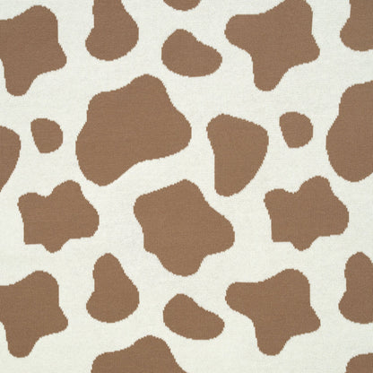 Baby Cow Jacquard Knit Blanket