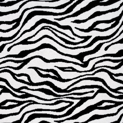 Baby Zebra Jacquard Knit Blanket