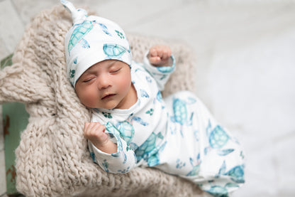 Sea Turtle Baby Gown