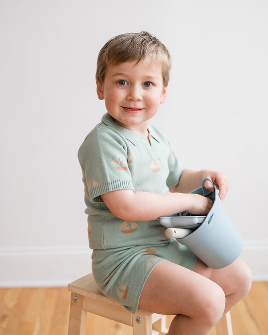 Theo Knit Short Seafoam