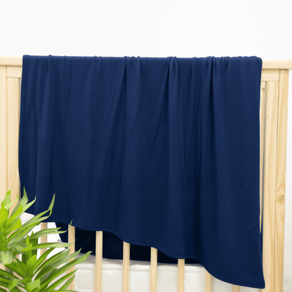 Bamboo Swaddle Blankets in Blue Depths