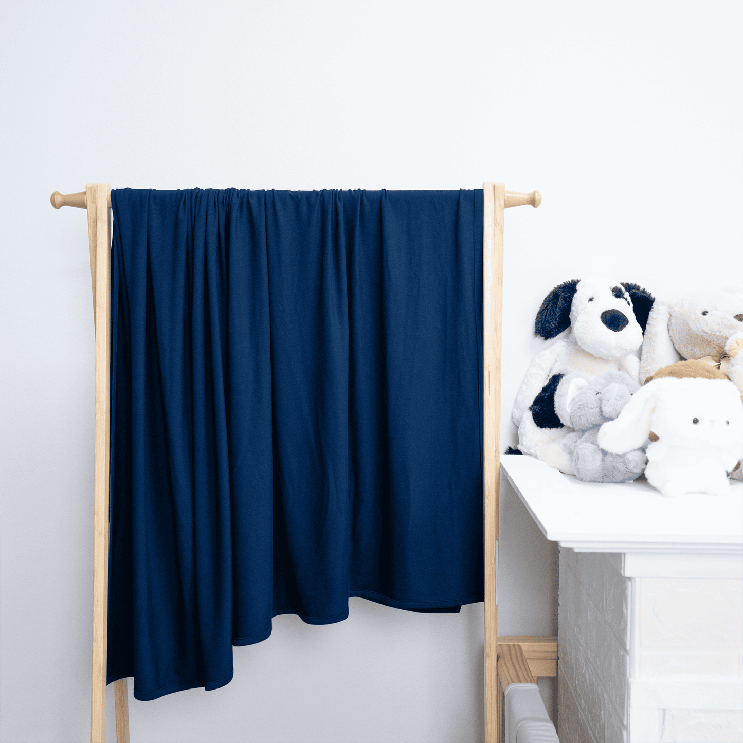 Bamboo Swaddle Blankets in Blue Depths