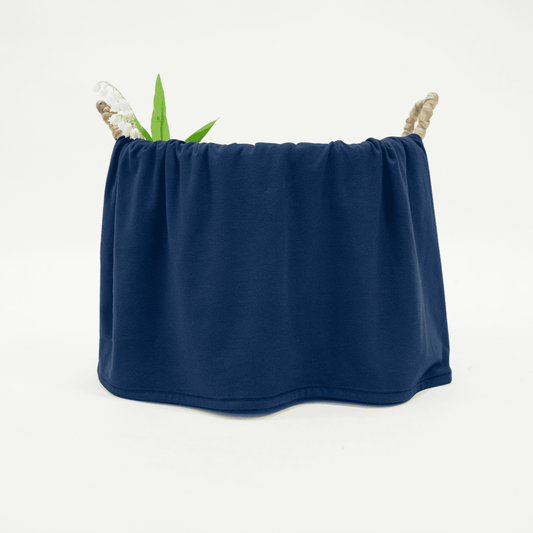 Bamboo Swaddle Blankets in Blue Depths