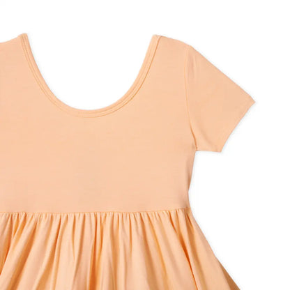 Twirl Dress in Peach Fuzz