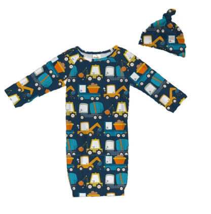 Truck Baby Gown