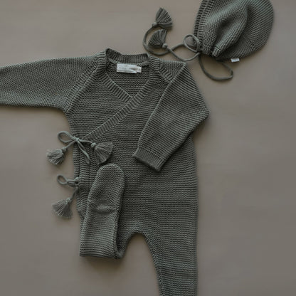 Knit Bonnet | Olive