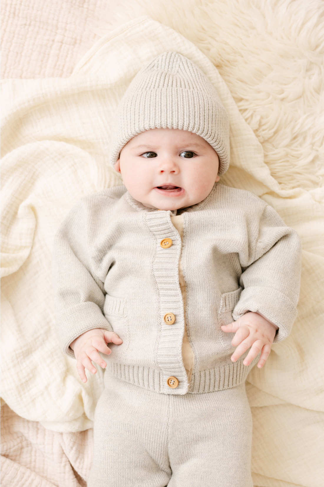 Light Heather Merino Wool Set