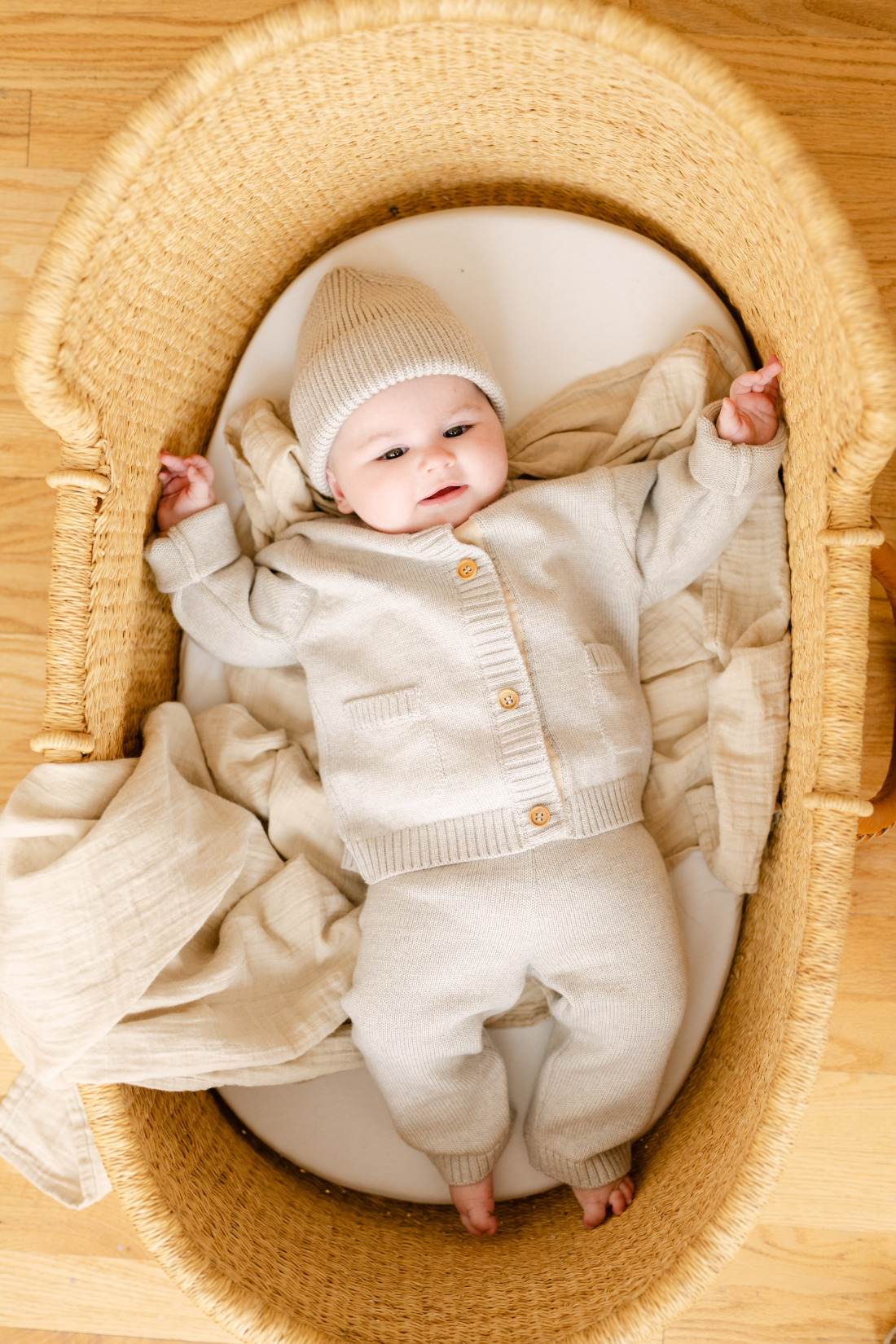 Light Heather Merino Wool Set