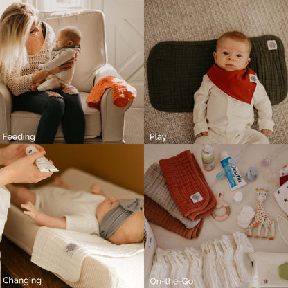Dune Set - Muslin Burp Cloths (4 Pack)