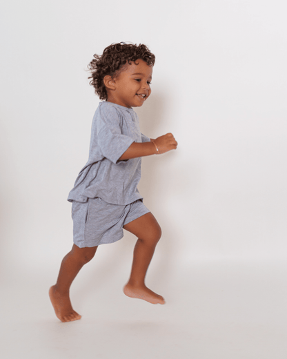 Heather Grey Modal Shorts