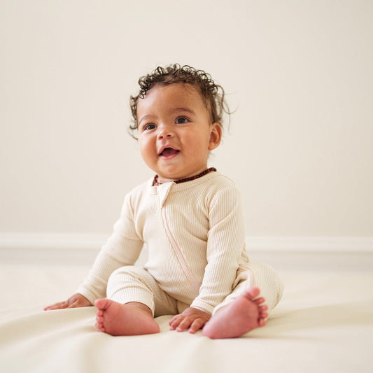 Sand Organic Cotton Romper