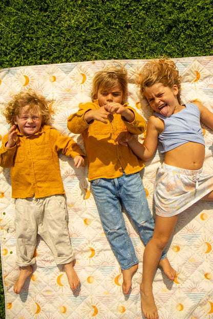 The Shwally Picnic Blanket - Sunny Jungle