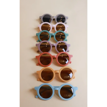 Round Retro Sunglasses for Kids