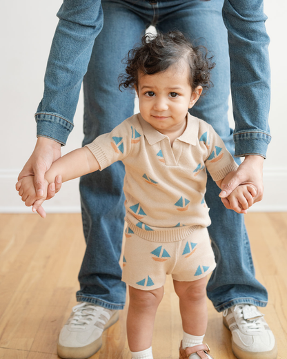Theo knit short sand dollar