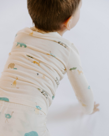 Toddler Modal Pajama Set in Zoo